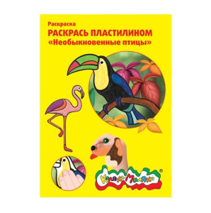 AL РПКМ04-НП Раскр.пластилином "Необыкнов. птицы"