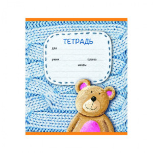 TE 12/5 019802 Тетрадь "Вязаные игрушки" линейка