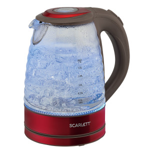 Чайник Scarlett красный SC-EK27G62 2200 Вт 1.7 л - 1