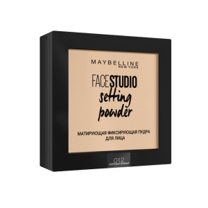 Пудра для лица Maybelline New York Face Studio Setting Powder матирующая фиксирующая 012 натурально-бежевый 9 г - 1