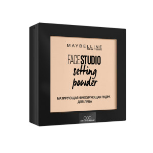 Пудра для лица Maybelline New York Face Studio Setting Powder матирующая фиксирующая 009 светло-бежевый 9 г - 1
