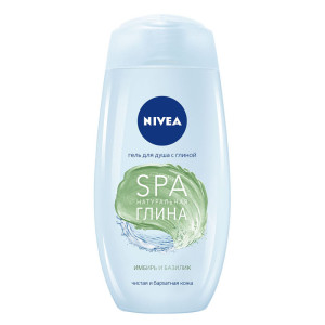 NIVEA SPA Гель для душа с глиной Имбирь/Базилик 250
