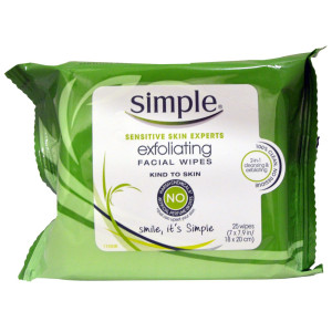 Салфетки Simple очищающие для проблемной кожи 25 шт