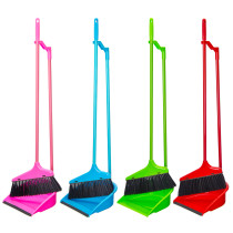 VETTA Набор щетка+совок, пластик, железо, ПВХ, 2 ручки, 82*27см / 78*24см