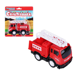 ИГРОЛЕНД Машинка "Спец.техника", пластик, 8х6х11,5см, 6 дизайнов
