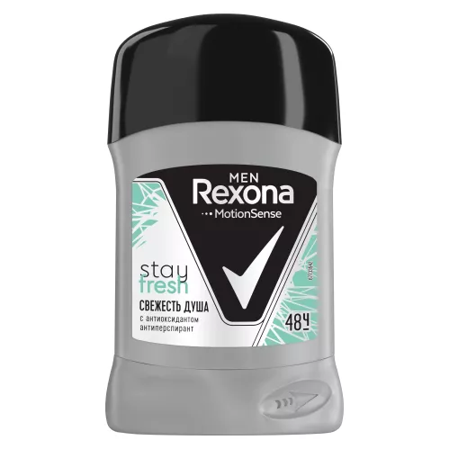 Дезодорант-антиперспирант стик Rexona Men Свежесть душа 50 мл – 1