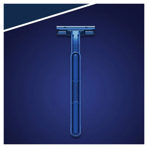 Бритвенный станок Gillette Blue2 одноразовый с 2 лезвиями фиксированная головка 10 шт – 2