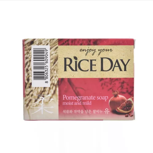 Мыло туалетное Lion Korea Rice Day Экстракт граната и лотоса 100 гр – 1