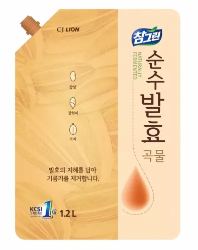 Средство для мытья посуды Lion Korea Chamgreen Pure Fermentation 5 злаков 1.2 л – 1