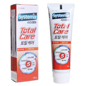 Зубная паста Lion Korea Systema Для полной защиты Аромат апельсина и мяты 120 гр