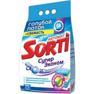 Стиральный порошок SORTI суперэконом автомат 3 кг