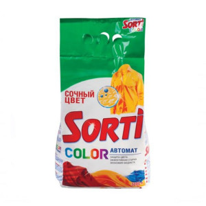 Стиральный порошок SORTI Сolor автомат 3 кг