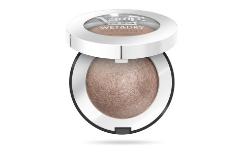 Тени для век Pupa Vamp! Wet&Dry  запечённые с Сияющим Финишем тон 102 Golden Taupe 1 гр