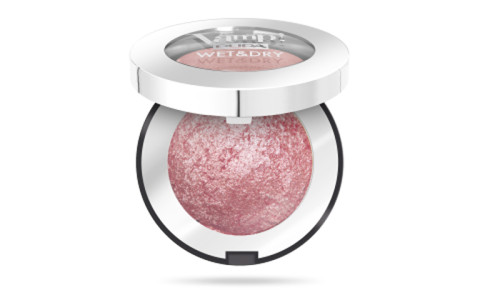 Тени для век Pupa Vamp! Wet&Dry  запечённые с Сияющим Финишем тон 202 Barbie Girl 1 гр