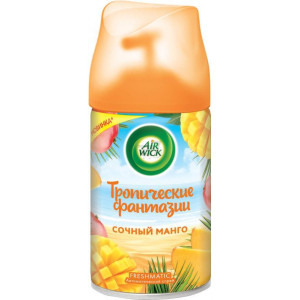Сменный баллон для автоматического освежителя воздуха Air Wick Freshmatic Сочный манго 250 мл