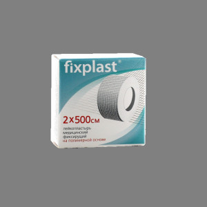 Лейкопластырь Fixplast медицинский на полимерной основе 2*500 см