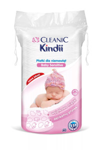 Ватные диски Cleanic Kindii для детей и подростков 60 шт