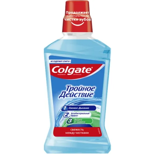 Ополаскиватель для полости рта Colgate Тройное действие 500 мл – 1