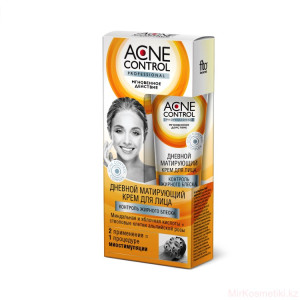Крем для лица Acne Control Professional матирующий контроль жирного блеска дневной  45 мл