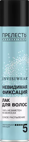 Лак для волос Прелесть Professional Invisiwear Dry Finish невесомый сверхсильная фиксация 300 мл – 1