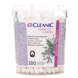 Ватные палочки Cleanic paradise garden стакан 100 шт