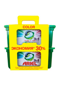 Капсулы для стирки Ariel Color 3в1 2*30 шт