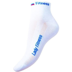 8С59 (рис.1,цв 53-1) Носки женские р25 надпись Ledy Fitness х/б-76%,эл-2%,ПА-22% антрацит