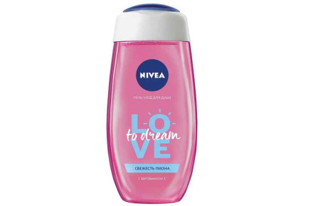 Гель-уход для душа Nivea Love Свежесть пиона 250 мл