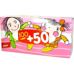 Платочки бумажные Bella baby happy 2-х слойные в коробке 100 шт