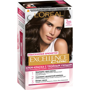 Краска для волос L`Oreal Paris Excellence оттенок 5.00 Темно-каштановый - 1
