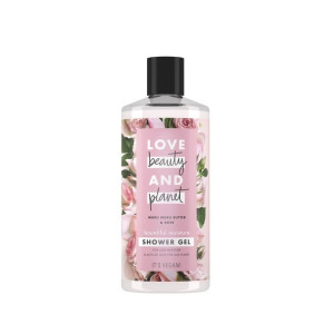 Гель для душа Love, Beauty & Planet Масло Мурумуру и роза 400 мл