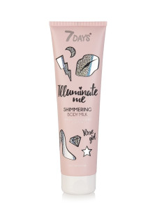 Молочко для тела 7 Days  Rose Girl  мерцающее 150 мл