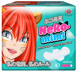 Прокладки гигиенические Maneki Neko-mimi 240 мм 10 шт - 1