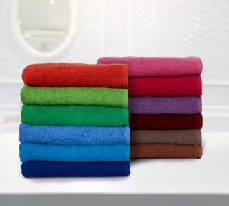 Полотенце 65х130 махр ТМ Эдем сиреневый AST