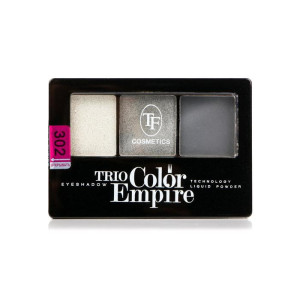 Тени для век TF cosmetics Trio Color Empire тон 302 Графит 11 гр