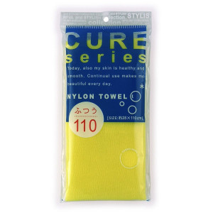 "OHE" CURE series Мочалка д/тела жесткая 110см син