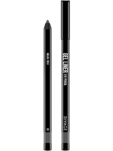 Карандаш для глаз Divage Gel Liner Гелевый оттенок 03 Серый 2 гр - 1