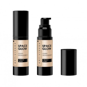 Хайлайтер Art Visage Space glow Жидкий для лица и тела оттенок 23 sandy 20 мл