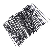 Набор шпилек для волос Beriotti металл черный 50 шт 6 см