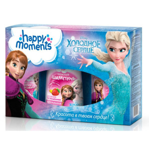 ПН МФ HAPPY MOMENTS Холодное Сердце (шампунь 240мл+спрей д/волос 160мл+крем д/рук нежный 25мл)