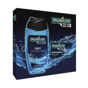 Подарочный набор Palmolive For Men Спорт и cеверный океан гель для душа 3в1 250 мл, мыло 90 гр