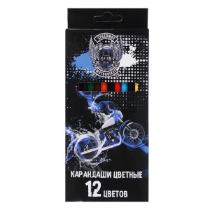 Спидвей Карандаши 12цв шестигр. заточенные