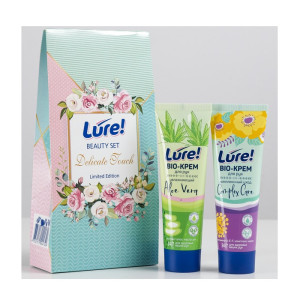 ПН LURE DELICATE TOUCH (BIO-крем д/рук Увлажн.Алоэ Вера 75мл+ BIO-крем д/рук Комплексный уход 75мл)
