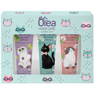 ПН OLEA HAND CARE CATS (Крем д/рук Комплексный 30мл+Крем д/рук Питат.30мл+Крем д/рук Увлажн.30мл)