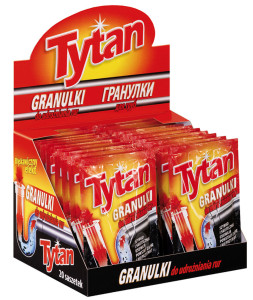 Чистящее средство Tytan для труб в гранулах 40 гр