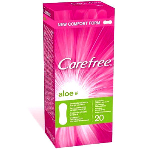 CAREFREE Салфетки Aloe воздухопроницаемые 20 шт