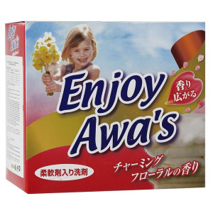 AWA'S ENJOY Стир. порошок  со смягчителем 900г