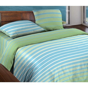 КПБ 1,5 БИО Комфорт "WENGE Motion" Stripe Green 1