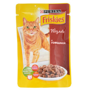 Корм для кошек Purina Говядина в подливе 85 гр