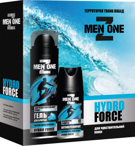 Подарочный набор MenZone Hydro Force Гель для бритья и Антиперспирант - 1